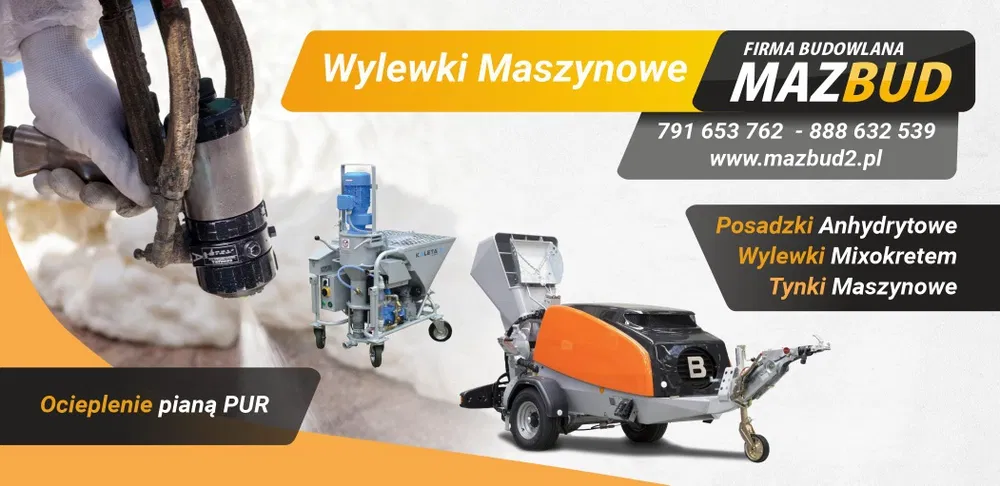 Wylewki, posadzki maszynowe mixokretm, styrobeton mixokretm, styrobeto