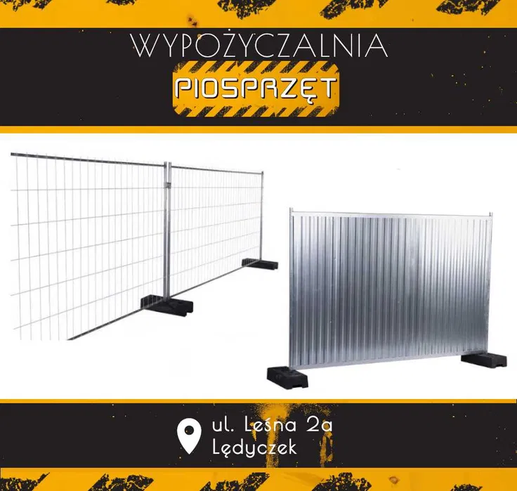 Wynajem wypożyczalnia ogrodzeń budowlanych tymczasowych ażurowe pełne