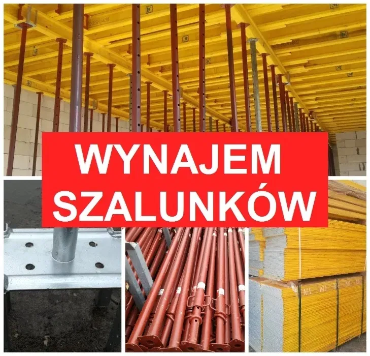 Wynajme szalunki stropowe sprzęt budowlany rusztowania elewacyjne