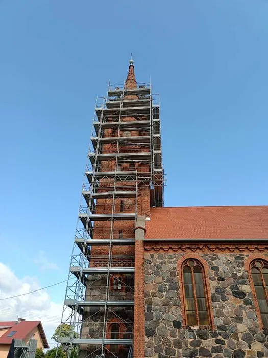 Rusztowanie Rusztowania Ramki Warszawskie Elewacyjne Aluminiowe Wynaje