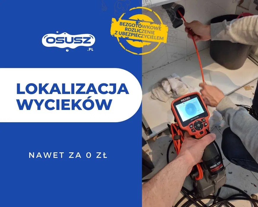 OSUSZANIE budynków, LOKALIZACJA wycieków, wynajem osuszaczy WROCŁAW