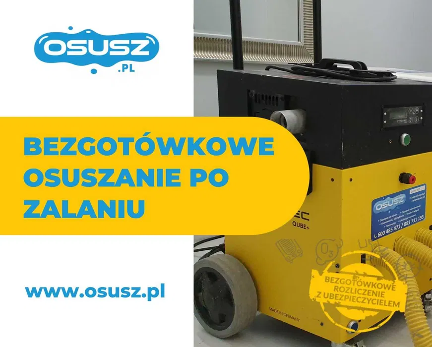 OSUSZANIE budynków, LOKALIZACJA wycieków, wynajem osuszaczy WROCŁAW