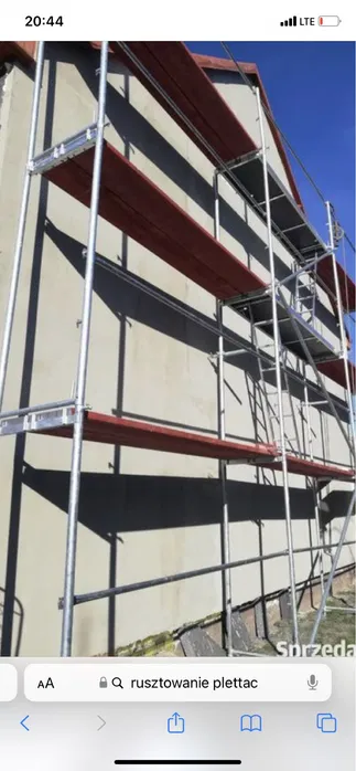 Rusztowanie elewacyjne, wynajme rusztowanie plettac, plattec