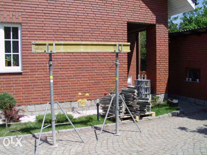 Wynajem wynajm stemple budowlane sprzet podpory sztyce