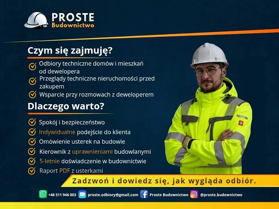 Proste Budownictwo - Odbiory Techniczne Domów i Mieszkań - Cały Śląsk