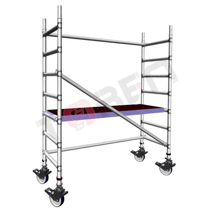 Wynajem rusztowań elewacyjnych (3000 m²) i aluminiowych.