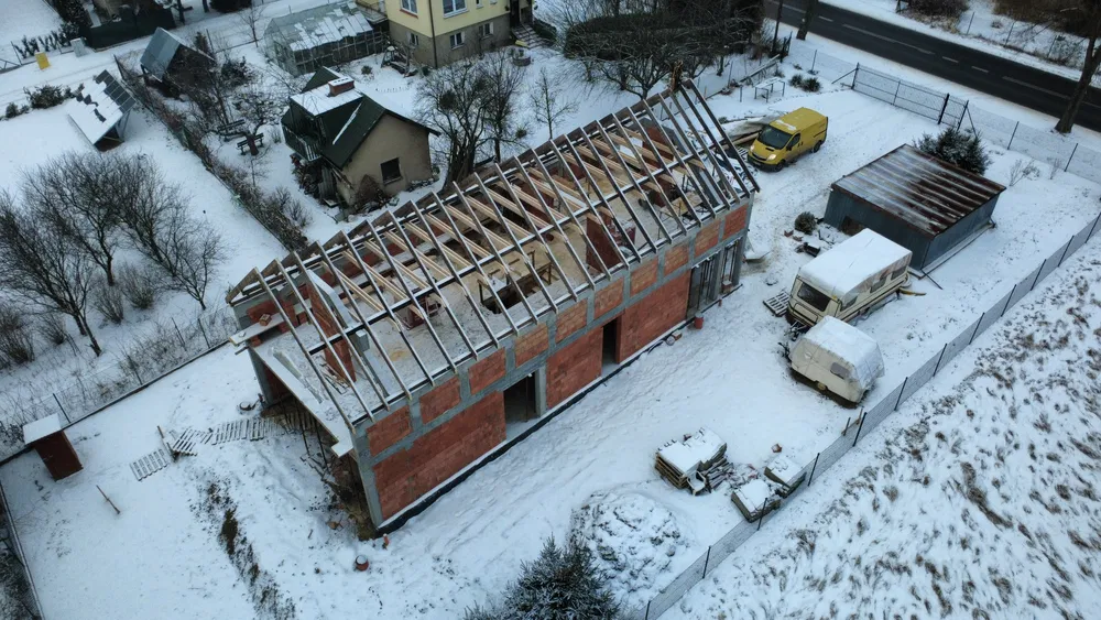 Solidna budowa domu/ Stan surowy.