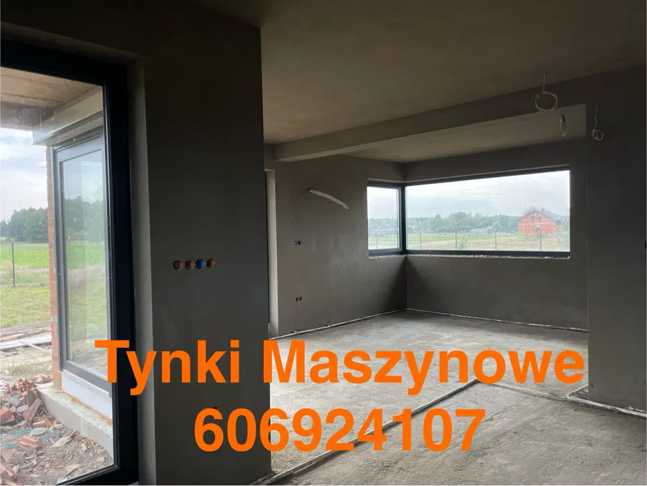 Tynki maszynowe Słupca Kazimierz Biskupi ,Golina ,Kleczew
