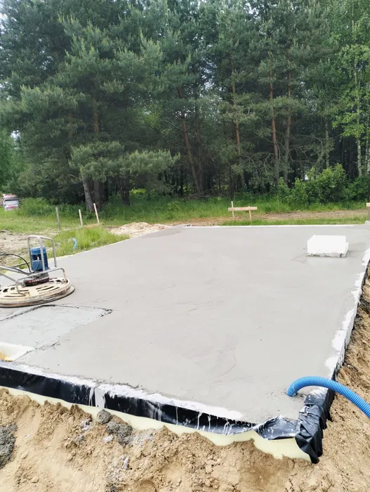 Wykonanie płyt fundamentowych