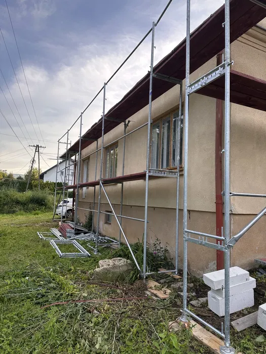 Rusztowanie elewacyjne Plettac P70 Wynajem +20 ramek warszawki