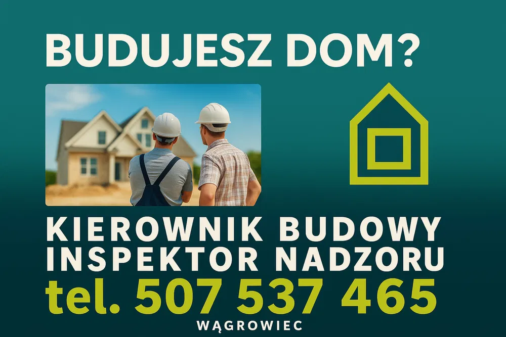 Kierownik budowy, Inspektor nadzoru, odbiory mieszkań i domów.