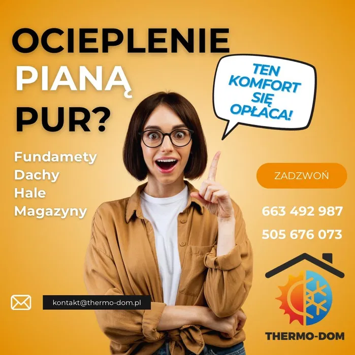 Ocieplanie Pianą PUR Piaseczno Warszawa