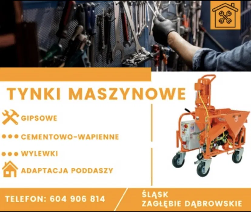Tynki Maszynowe Zagłębie Dąbrowskie / Śląsk