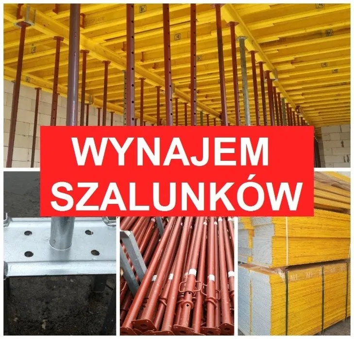 Wynajem szalunki stropowe rusztowania elewacyjne sprzęt budowlany