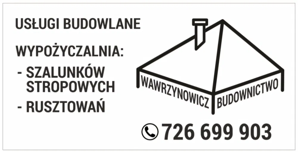 Wypozyczalnia szalunków stropowych, rusztowan