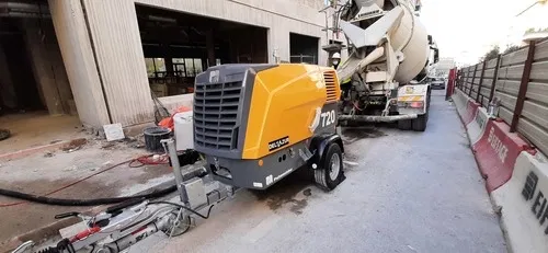 Pompowanie betonu, pompa do betonu, posadzki przemysłowe