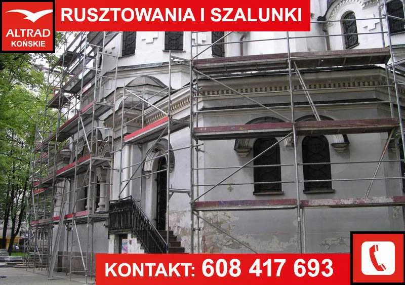 Rusztowania Ramowe, Rusztowania Fasadowe, Rusztowanie Aluminiowe - FV