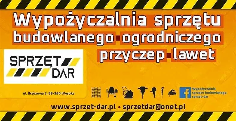 Wypożyczalnia wynajem sprzętu SPRZĘT-DAR WYSOKA RĘBAK WALCOWY