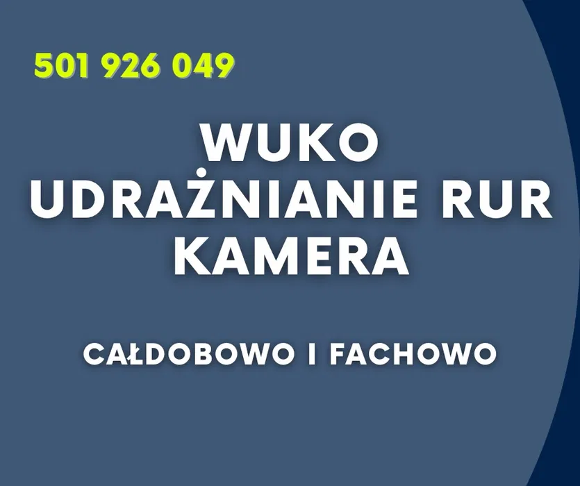 Hydraulik udrażnianie rur awarie kanalizacyjne WUKO Śląsk 24/7