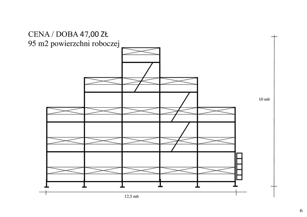 Rusztowanie, prace na wyskościach wynajem, rusztowania, wypożyczalnia