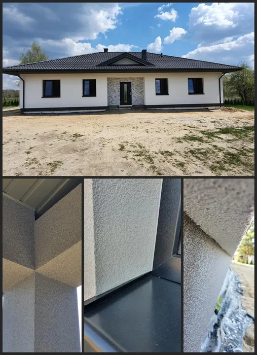 Elewacje Ocieplanie budynków termomodernizacja Piana PUR dociep...
