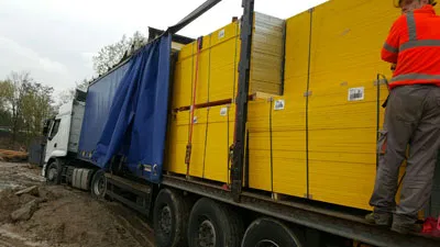 wynajem szalunków, sklejki szalunkowe, dźwigary H20, Peri, Doka