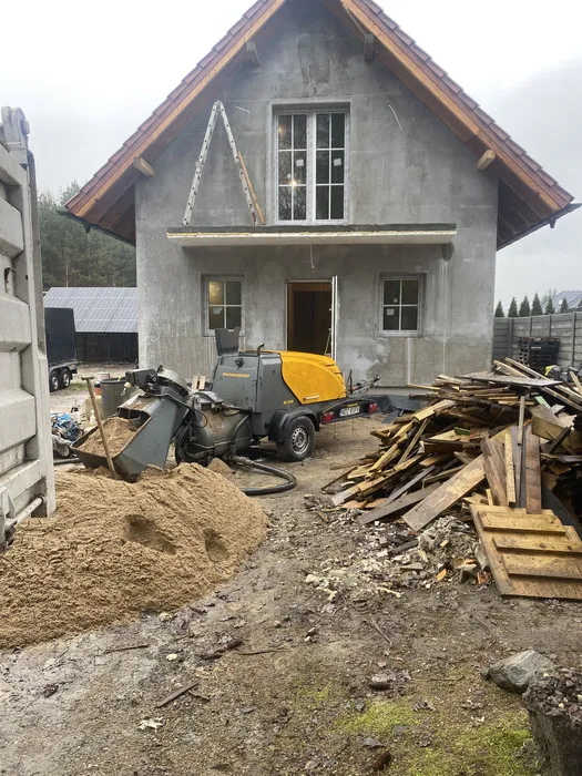 Posadzki wylewki maszynowe Mixokret styrobeton