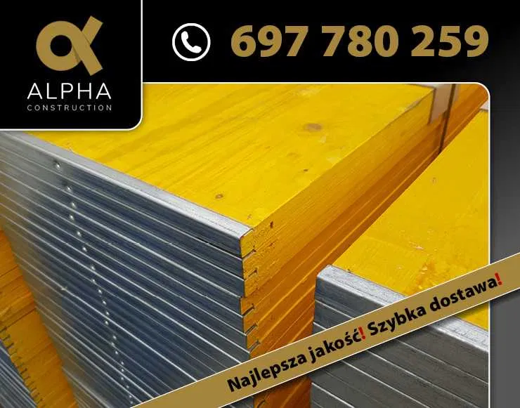 Wynajem szalunków stropowych i ściennych PERI DOKA- Najtaniej