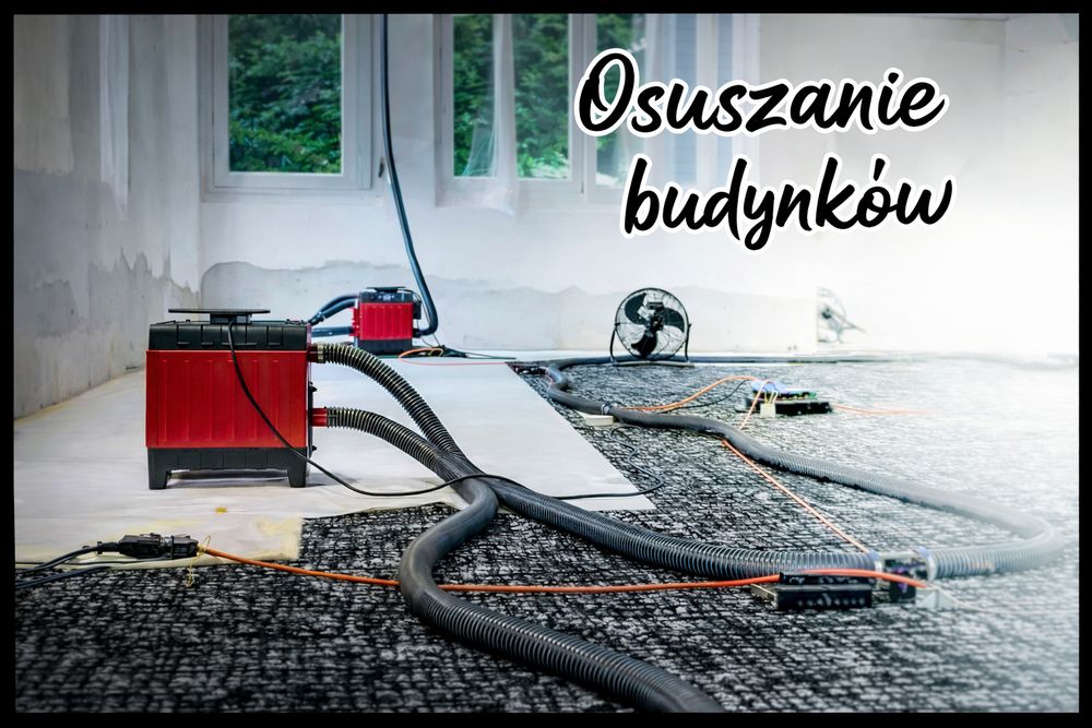 Osuszanie budynków // Osuszanie po zalaniach // Wynajem sprzętu