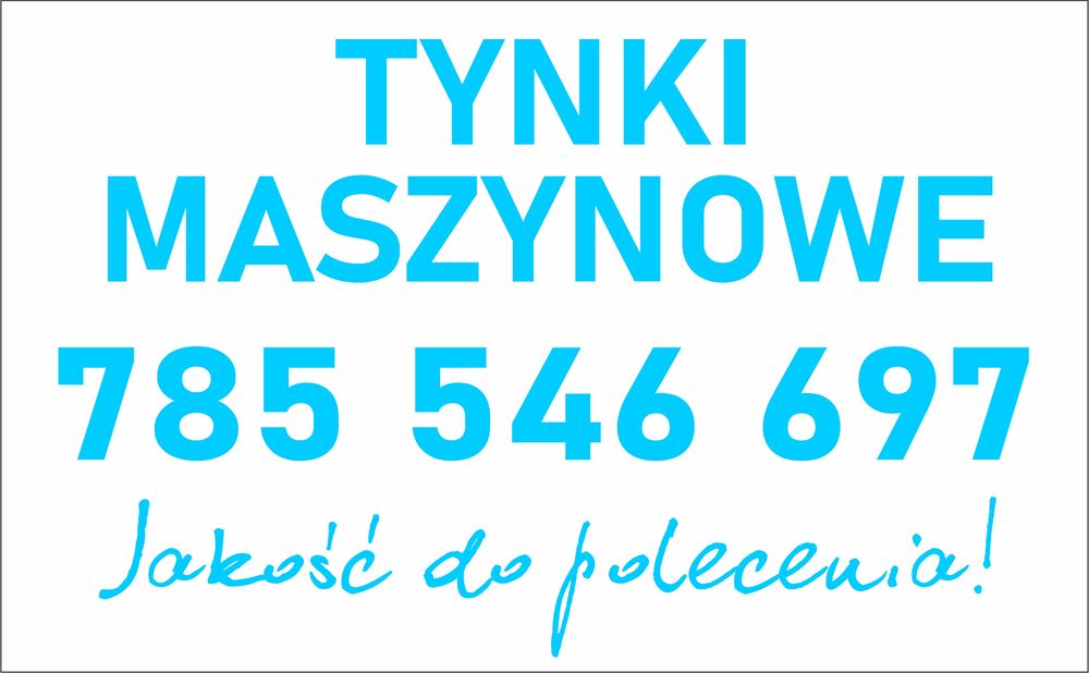Tynki maszynowe gipsowe gładkie
