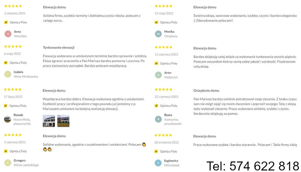 Elewacje, docieplenia budynków, ocieplenia fachowo- domy jednorodzinne