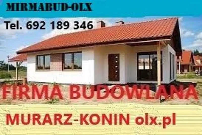 Murarz Konin Mury Budowa Domów Elewacje Kompleksowe Wykończenia Wnętrz