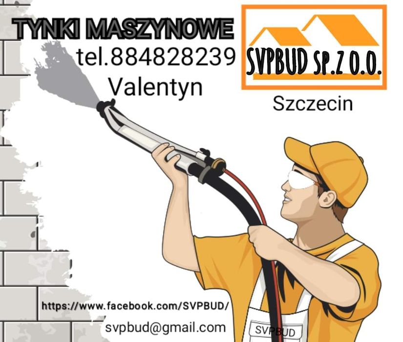 Tynki maszynowe cementowo-wapienne