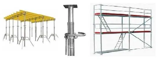 Wynajem: Stemple 4m, 5m, Podpory, Sztyce dlugie, 10kn i 20kn, szalunki