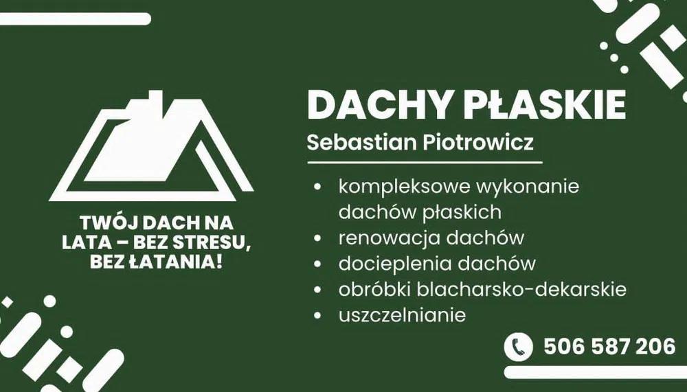 papa, membrany - Dachy plaskie