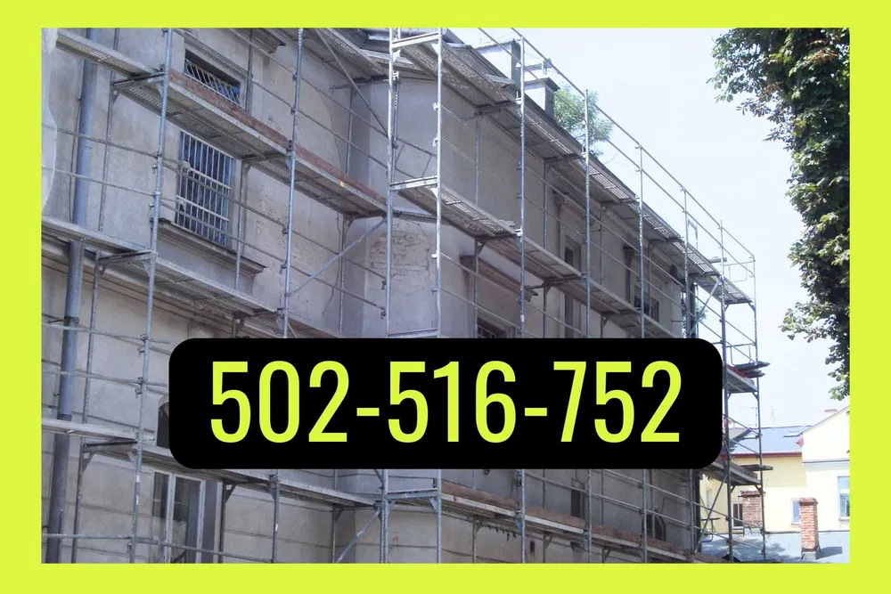 RUSZTOWANIA Kraków 502 I 516 I 752 Wynajem rusztowań kraków aluminiowe