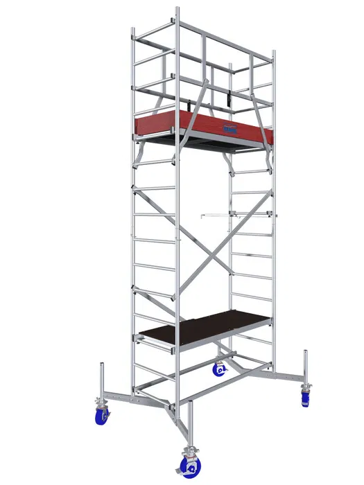 Wynajem Rusztowanie Krause ClimTec 5 m, alu, składane, kółka, wypożycz