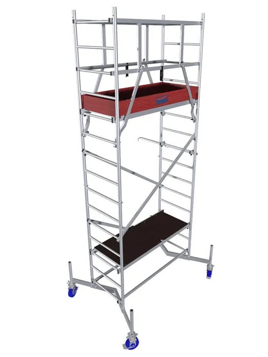 Wynajem Rusztowanie Krause ClimTec 5 m, alu, składane, kółka, wypożycz