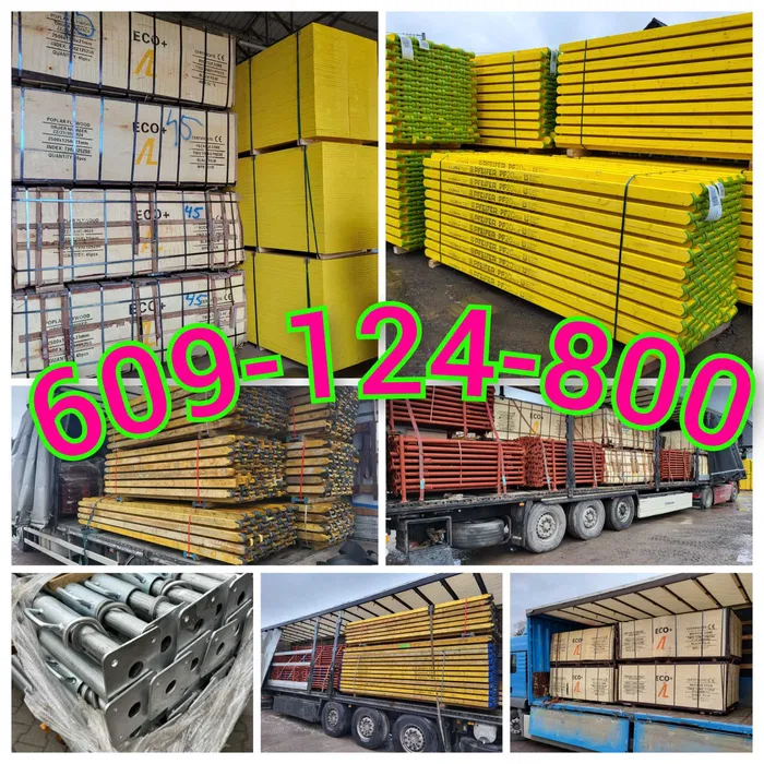 Wynajem szalunków dzierżawa wypożyczalnia stemple doki Sklejki