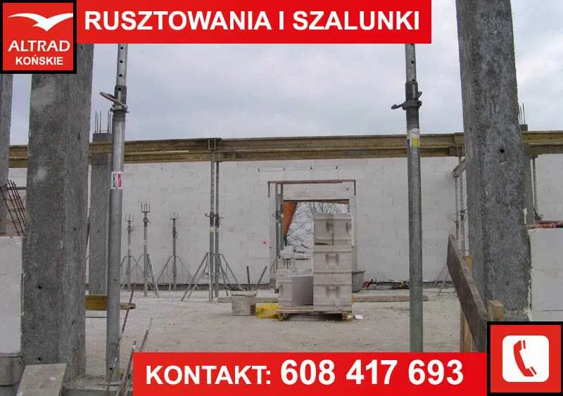 Szalunek Stropu, Szalunki Stropowe, Wieże Podporowe, Stemple Budowlane