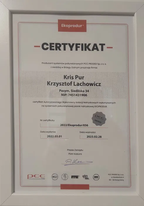 Już od 50 zł ! Piana Pur, Ocieplanie poddaszy Pianą Pur,Izolacja Pur