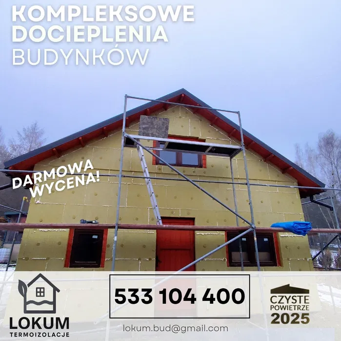Docieplenia budynków, elewacje, audyt, ocieplenia, tynki wolne terminy