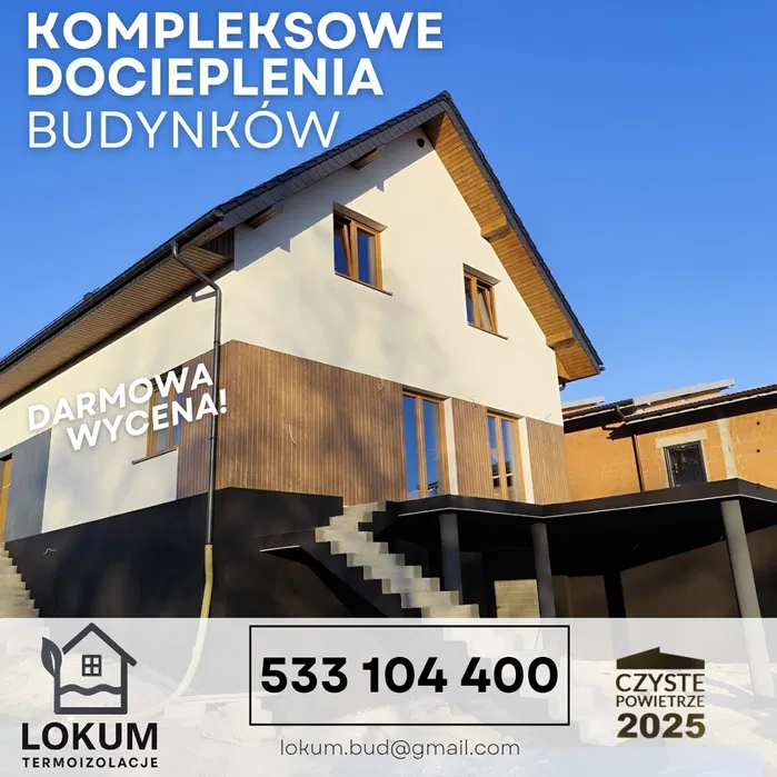 Docieplenia budynków, elewacje, audyt, ocieplenia, tynki wolne terminy