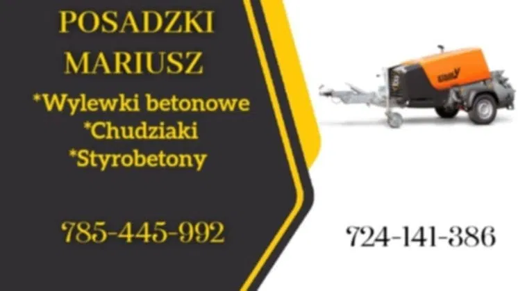 Posadzki maszynowe mixokretem, wylewki, styrobeton, rozkładanie styrop