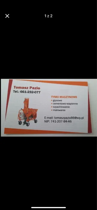 TYNKI Maszynowe Szpachlownie Natryskowe