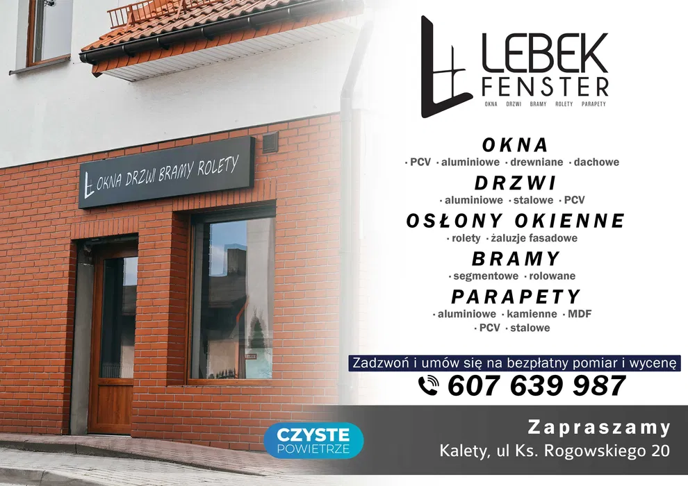 Okna, drzwi, bramy, rolety, parapety.