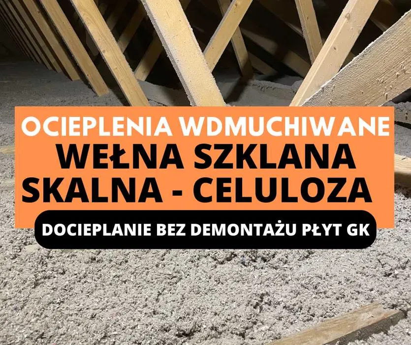 Ocieplenie Piana, Docieplanie Celuloza, Naprawa po kunie termoizolacja