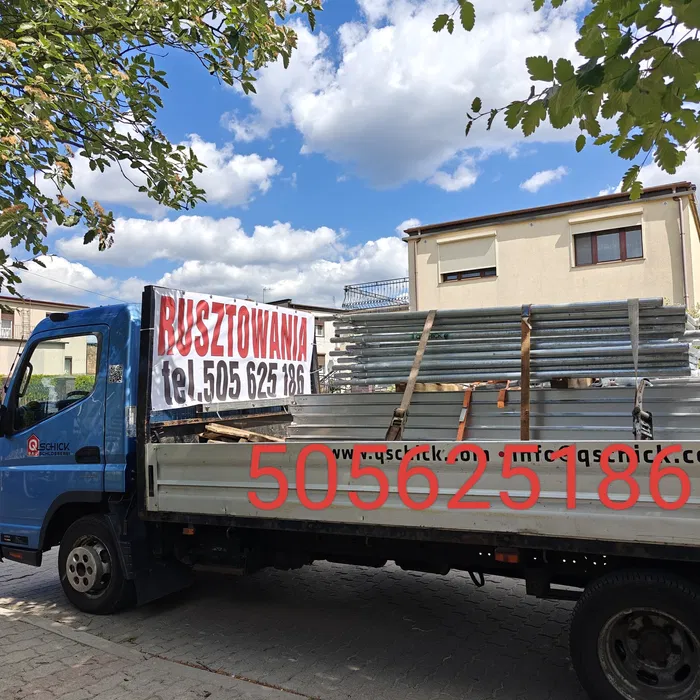 Rusztowania wynajem transport pomoc przy rozładunku