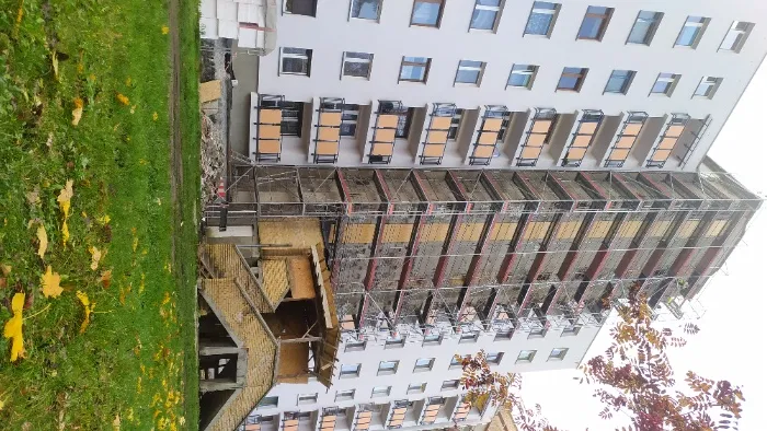 WYNAJEM Chorzów - Rusztowanie elewacyjne fasadowe | Transport Montaż