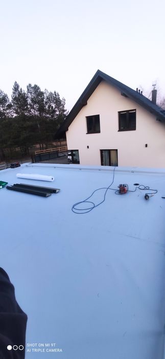 Hydroizolacja membraną PVC Tarasów, Balkonów, Dachów Płaskich, Attyka